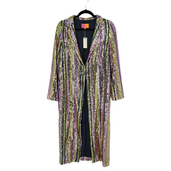 Anthropologie Vilagallo Anita Sequined Duster Jacket - Picture 9 of 11